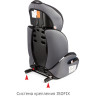 Удерживающее устройство для детей SIGER Вега FIX серо-черный, гр. II/III, 15-36 кг, 3-12 лет KRES2500